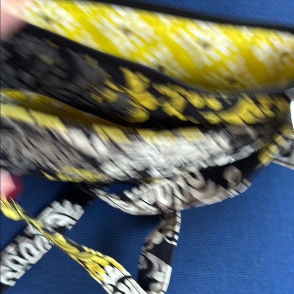 Vera Bradley Quilted Black and Yellow Crossbody Bag - Picture 6 of 6